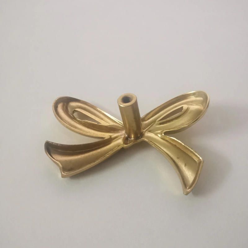 Description Picture 3 of itemBowknot Shape Drawer Handle Full Copper Wine Cabinet Wardrobe Brass Knobs Jewelry Box Storage Box Door Handle Pulls 2Pcs/set