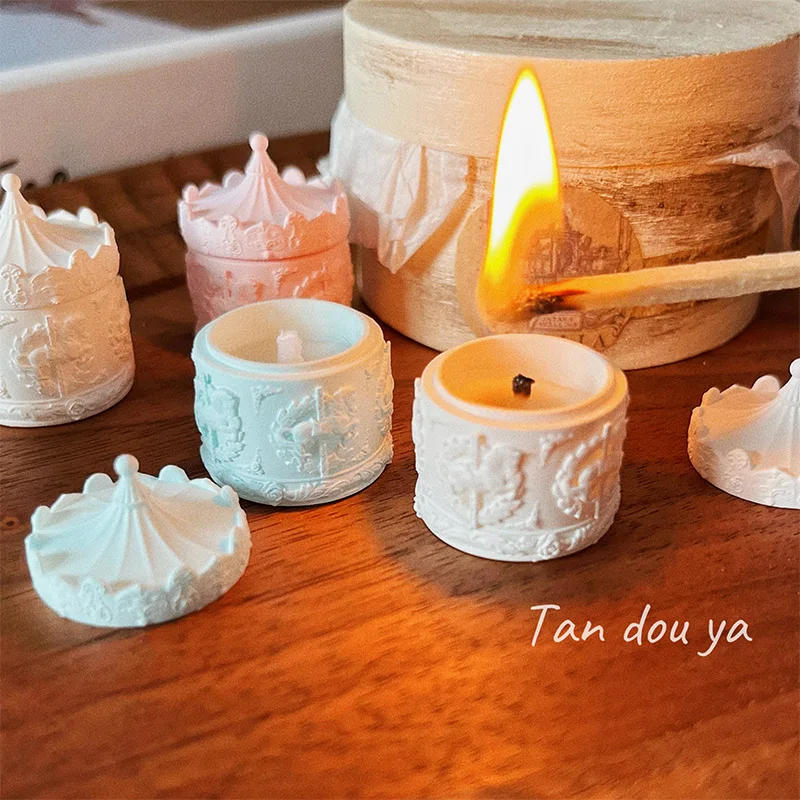 Description Picture 3 of item1:6 Scale Miniature Candlesticks Mini Candelabra Dollhouse Candles Furniture Toy Pretend Play Doll House Decoration Accessories