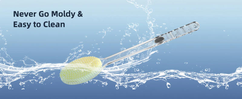 Description Picture 5 of itemBack Scrub Long Handle Shower Brush Back Brush Dual-Sided with Stiff and Soft Bristles Body Bath Exfoliating Dry Massage Brush