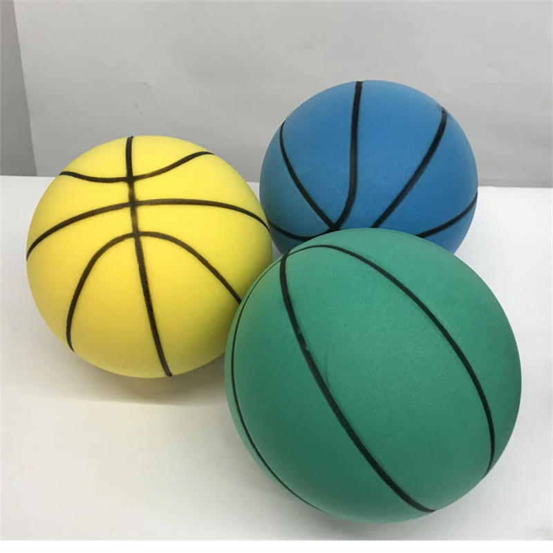 Description Picture 5 of itemSilent Basketball Indoor Mute Bouncing Ball High Density PU Foam Squeezable Quiet Basketball No Noise Children Sports At Home