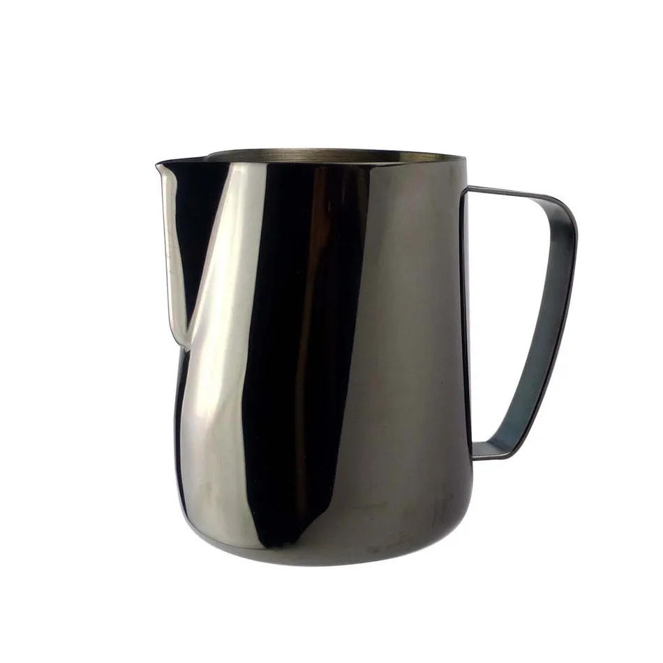 Description Picture 3 of itemStainless Steel Latte Coffee Milk Jug Cup Frothing Pitcher Pull Flower Cup Coffee Milk Frother Milk Foaming Cup Tool 0.35-0.6L