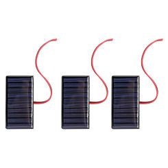 0.3W 5V Solar Epoxy Panels with Wire Mini Solar System DIY Polysilicon Boards