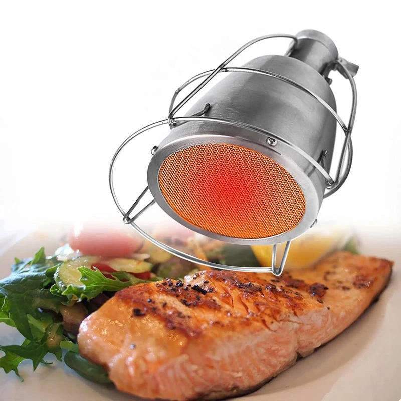 Description Picture 3 of itemSteel Culinary Torch Attachment Multi-Function Chef Cooking Torch for Steak