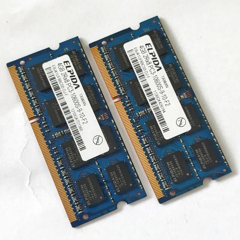 Description Picture 5 of itemELPIDA RAMs DDR3 4GB 1333MHz Laptop memory ddr3 4GB 2Rx8 PC3-10600S 1.5V SODIMM 204PIN