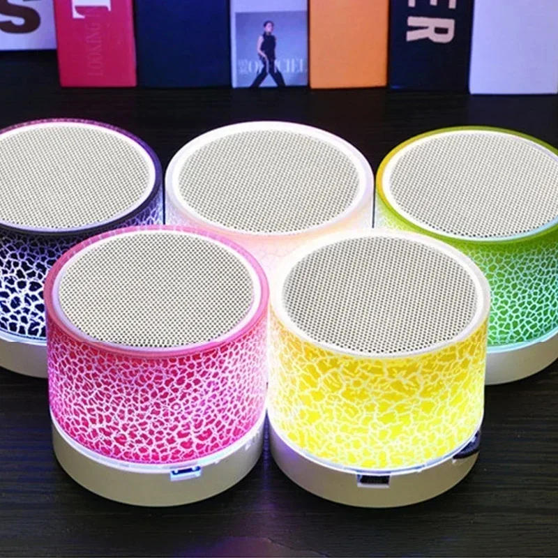 Description Picture 6 of itemMini Bluetooth Speaker Wireless Loudspeaker Crack LED SD Card USB Subwoofer Portable MP3 Music Sound Column for PC Mobile Phone