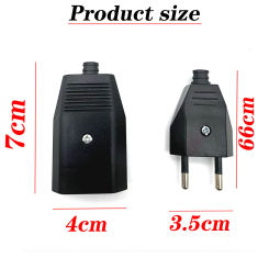 European AC Electric Power Male female Plug 10A 250V EU Female Socket Outlet Adapter Wire Rewireable Extension Cord Connector