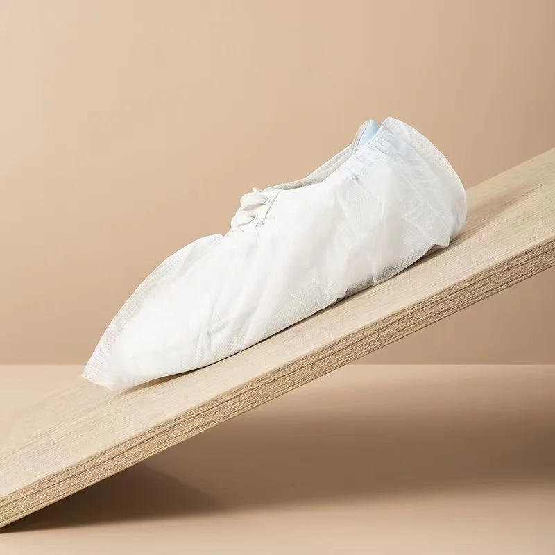Description Picture 6 of item100Pack Disposable Boot Shoe Covers Non Slip Large Foot Booties for Indoors Contractors Floor Carpet Shoe Coverings Protectors