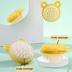 Silicone Massage Comb Gentle And Flexible Highly Recommended Innovative Anti-dandruff Brush Hair Salon Tools Cleaning Brush Abs