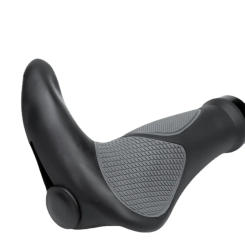 Bicycle Grip Cow Horn Handle Grip Easy To Grip Soft Rubber Cross_