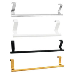 Over Cabinet Towel Bar Stainless Steel Household Towel Hanger Rustproof No Drilling Towel Hanger Over Cabinet Towel Rack For