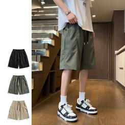 Cargo Shorts Men's fashion summer ins casual casual pants students trend port wind pants