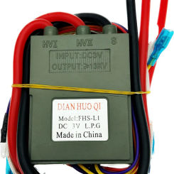 DC 3V Gas stove Double ignition with Temperature control and display Pulse igniter 12 wires for Bosch gas water heater