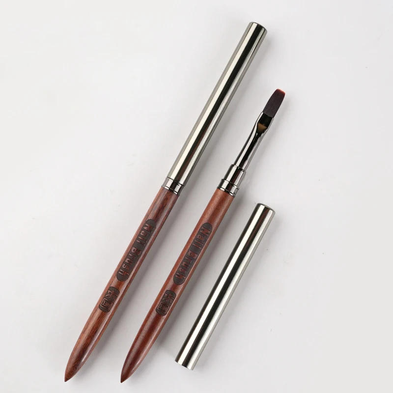 Description Picture 6 of itemWood Gel Painting Brush Nail Art for Gel Tip Extension Acrylic Builder Accessory Nail Art Brushes Manicure UV Gel Nails Brush