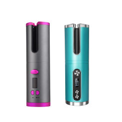 Professional Cordless Hair Curler USB Automatic Curling Iron Rotating Air Curler Wireless