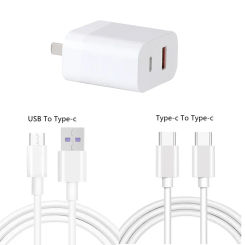 30W Charging Plug Gallium Nitride Charger USB PD Port with Type-C Cable for DJI Mini 3 3Pro / Mini 4 Pro Drone Accessories