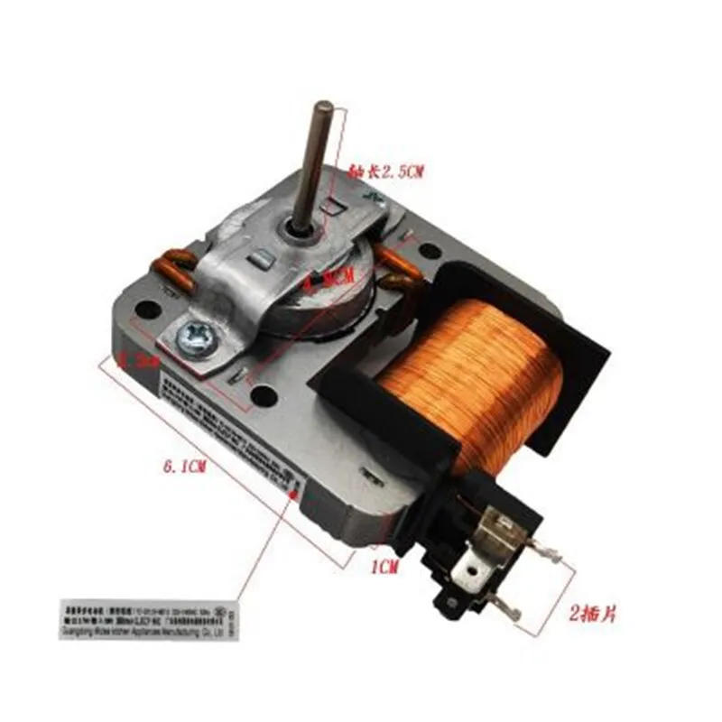Description Picture 4 of itemNew original 1pcs microwave oven fan cooling fan motor compatible model YZ-E6120-M51D YZ-E6120-W51D 220-240V 18W