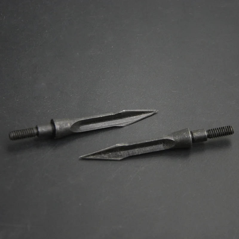 Description Picture 5 of item6/12pcs Hunting Arrowhead High Carbon Steel Arrow Head General Thread for Outdoor Archery Shooting Target Hunt Broadhead