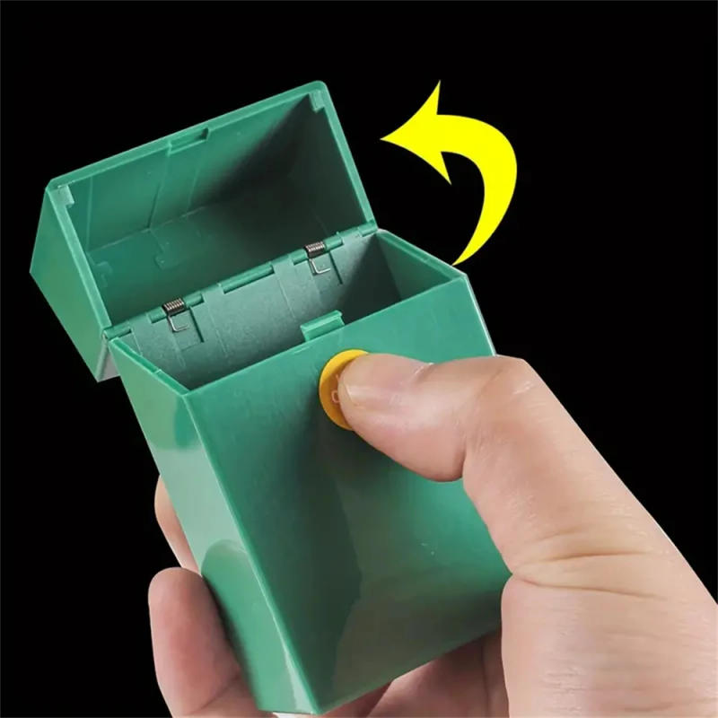 Description Picture 6 of item50 Cigarette Case Plastic Portable Rough Cigarette Storage Box Moisture-proof Sealed Cigarette Case Smoking Accessories
