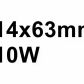 14x63mm 10W