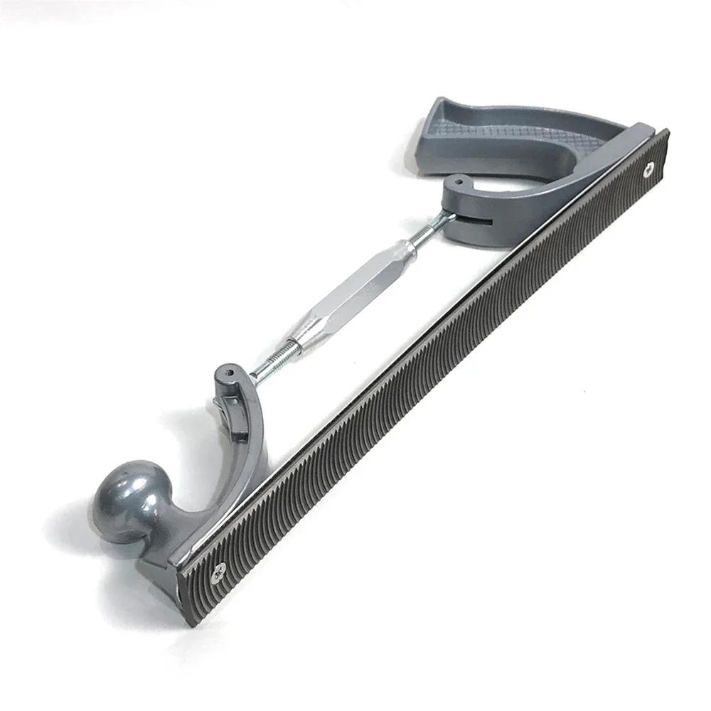 Description Picture 5 of item14" Adjustable Frame Milled Tooth Files Holder Metal Panel Polishing Curved Steel File Tools Dent Repair Kits Car Body Polisher