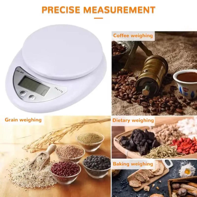 Description Picture 3 of item5KG/1G Mini Portable Electronic Digital Kitchen Scale LCD Display Measuring Food Jewelry Digital Scale Kitchen Accessories Tools