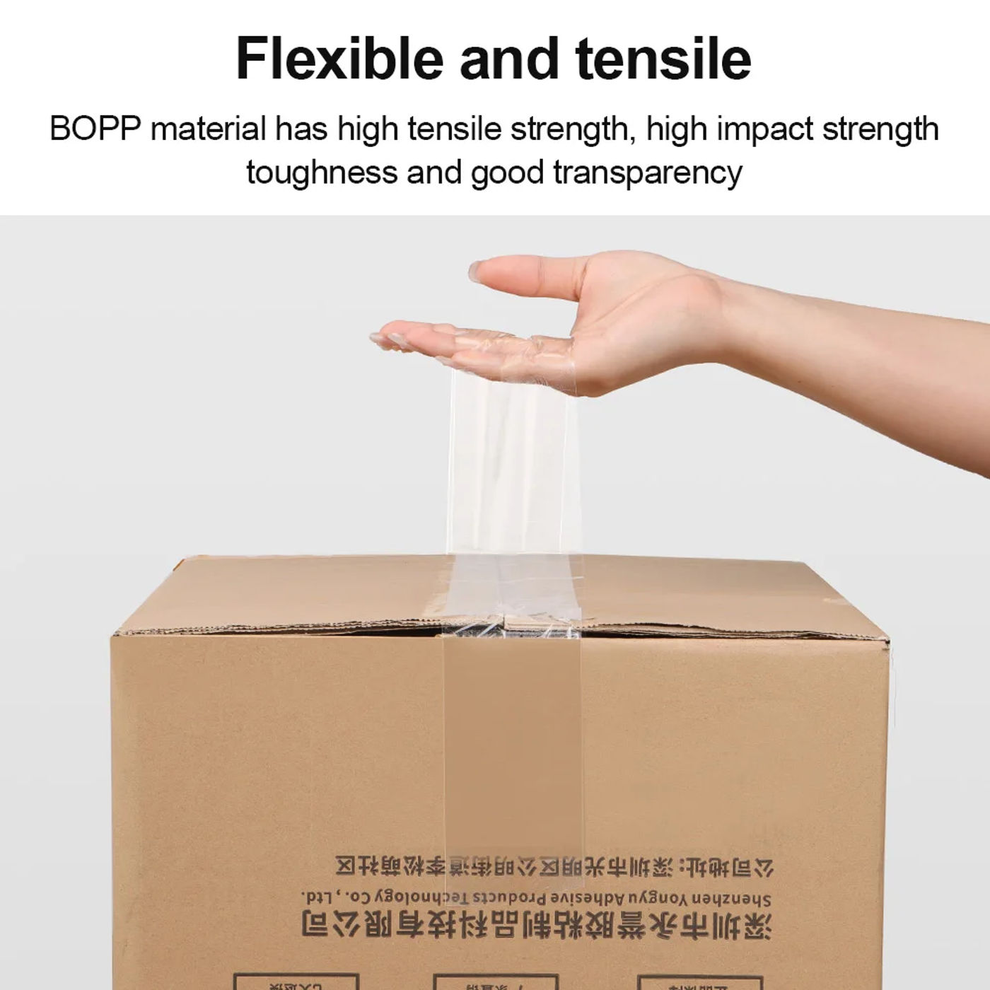 Description Picture 5 of itemTransparent Sealing Tape White High Viscosity Packaging Express Logistics Workshop Home Strong Home Office