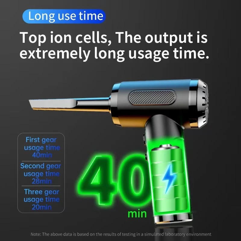 Description Picture 6 of itemAir Blower Air Dsuter Car Vacuum Cleaner 290000Pa Strong Suction Vacuum Cleaner Handheld Vacuum Pump Cordless Robot