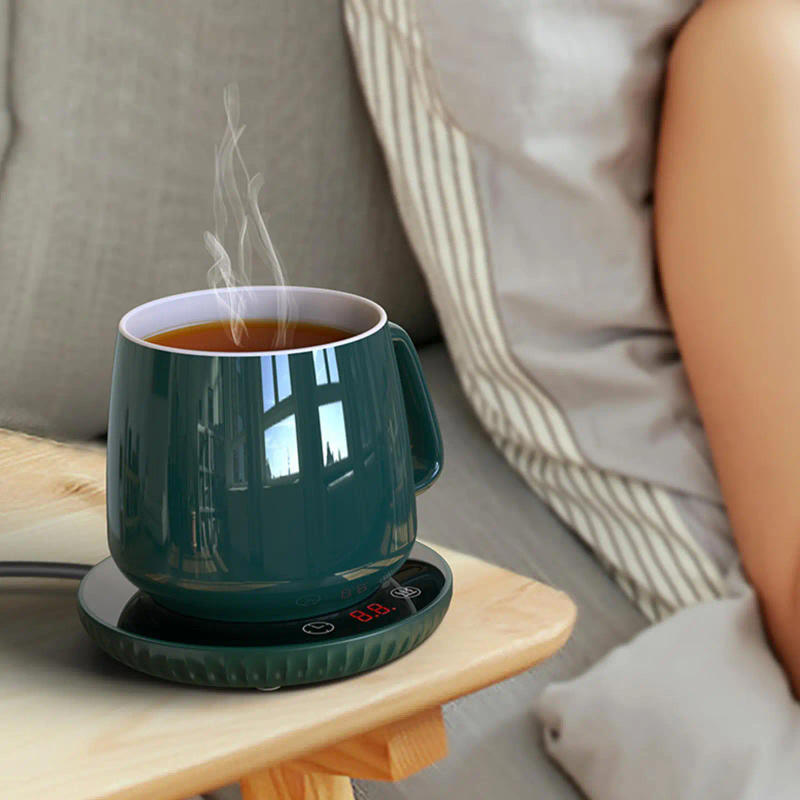 Description Picture 6 of itemMug Cup Warmer Coffee Milk Tea Water Cup Heating Electric Touch Pad Temperature Adjustable Hot Tea Maker Heater Warmer EU Plug