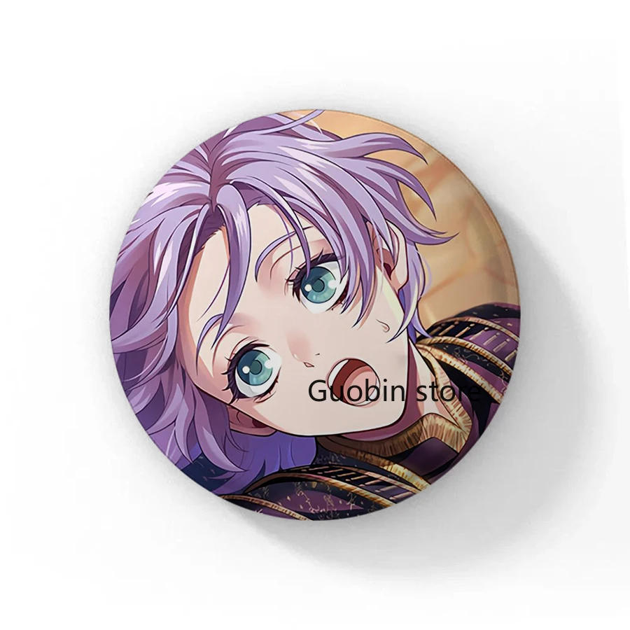 Description Picture 6 of item58mm Pop Game Twist Wonderland Button Pin Creative Cute Anime Character Art Badge for Backpack Decor Fans Collection Gift