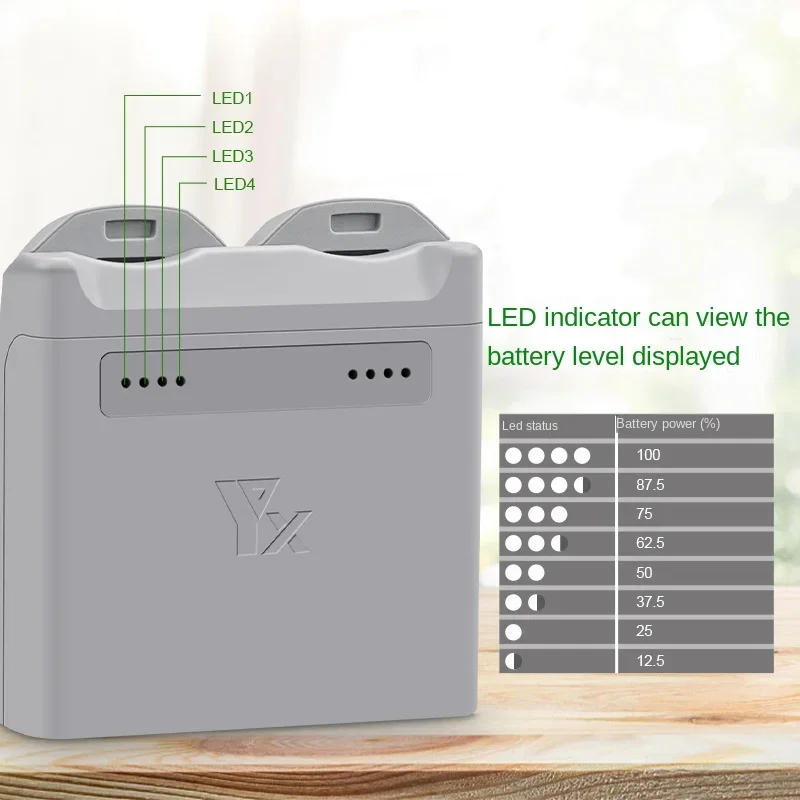 Description Picture 4 of itemFor NEO Drone 2-ways Charging Hub Compatible NEO Charger Manager Intelligent Battery Charging Butler Power Bank Accessories