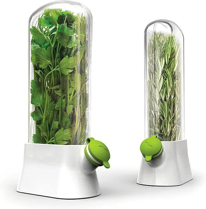 Description Picture 5 of itemHerb Saver for Refrigerator, Vegetable Preservation Pod Bottle , Fresh 2-3weeks Herb Keeper for Cilantro Mint, Parsley Asparagus