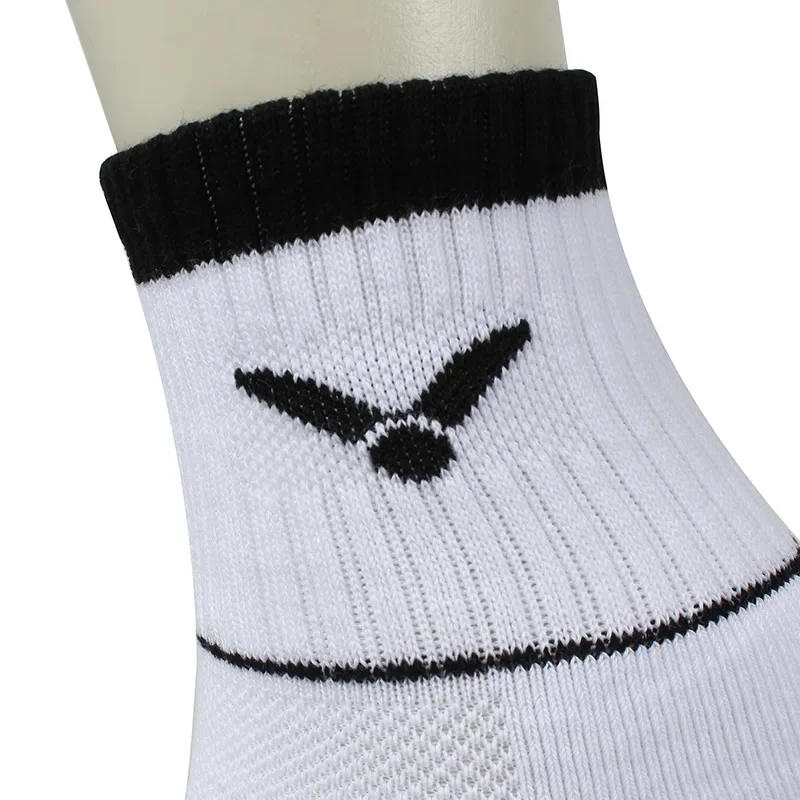 Description Picture 2 of item3 Pairs  VICTOR badminotn Tennis Socks Thicken Bottom Badminton Breathable Sports Socks for Men women Free Size PG401C