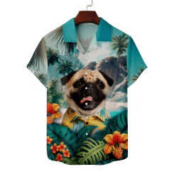 Schönes Tier überall drucken Hawaii Hemden lässig Strand Hawaii Herren hemden
