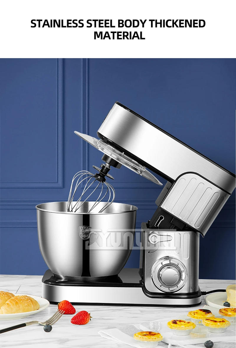 Description Picture 6 of item7L Automatic Food Blender Kitchen Stand Mixer Multifunctional Electric Egg Whisk Dough Cream Mixer Machine