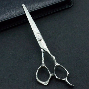 5.5 Inch Professional Hairdressing Scissors Barber Salon Haircut Clippers Hair Cutting Scissors Thinning Shears Damascus