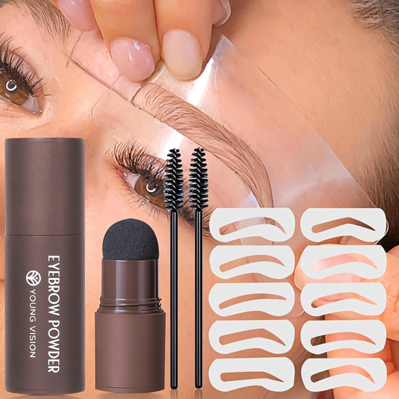 Description Picture 4 of itemEyebrow Stamp Waterproof Long Lasting Natural Brow Stamp Shaping Kit Shape Brow Stamp Contouring Stick Hairline