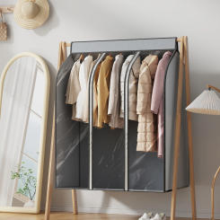 Hanging Garment Bags for Storage Well Sealed Clothes Dust Cover Clothing Storage Bag with Zipper for Hanging Shirts, Coats