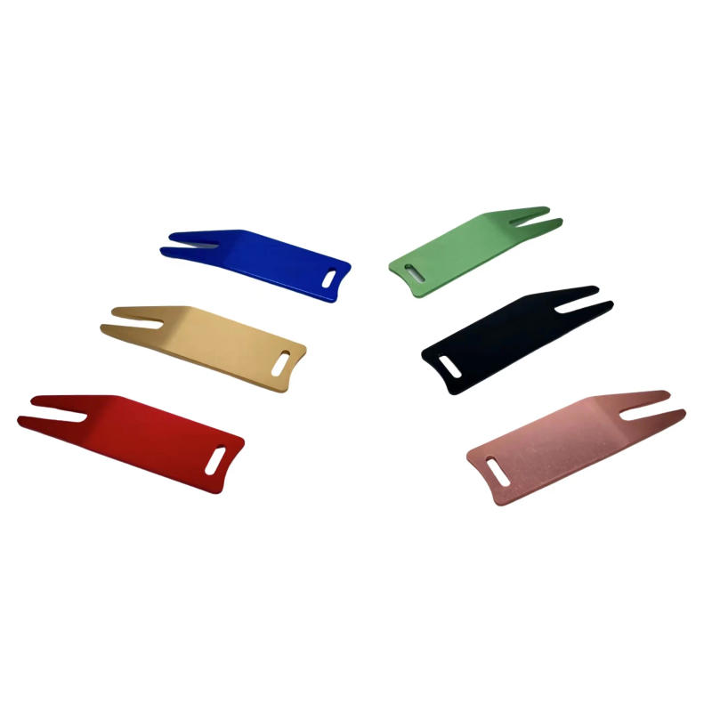 Description Picture 2 of item1pc ,Golf divot repair tool Lawn putting Green fork Aluminum Alloy Pitchforks Divots club ball accessories Pitch Groove Cleaner