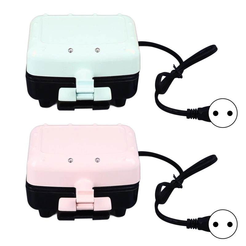 Description Picture 2 of itemMini Sandwich Maker Efficient Space Saving Non Stick Breakfast Grilled Cheese Maker 300W EU Plug 220V Easy To Clean for Home