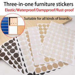 54PCS PVC 21MM Self Adhesive Sticker Screw Hole Sticker Beauty Sticker Screw Decorative Cover Screw Cap Wood Craft Ornament