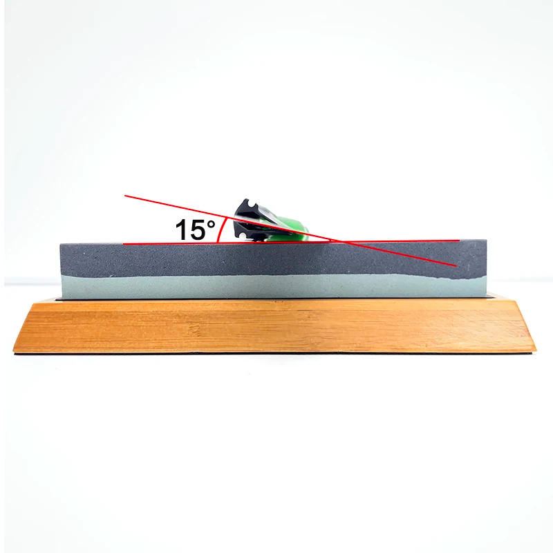 Description Picture 4 of itemProfessional Plastic Angle Guide Sharpening Stone Accessories Kitchen Knife Sharper Blade Sharp Diamond Tools Knife Sharpener