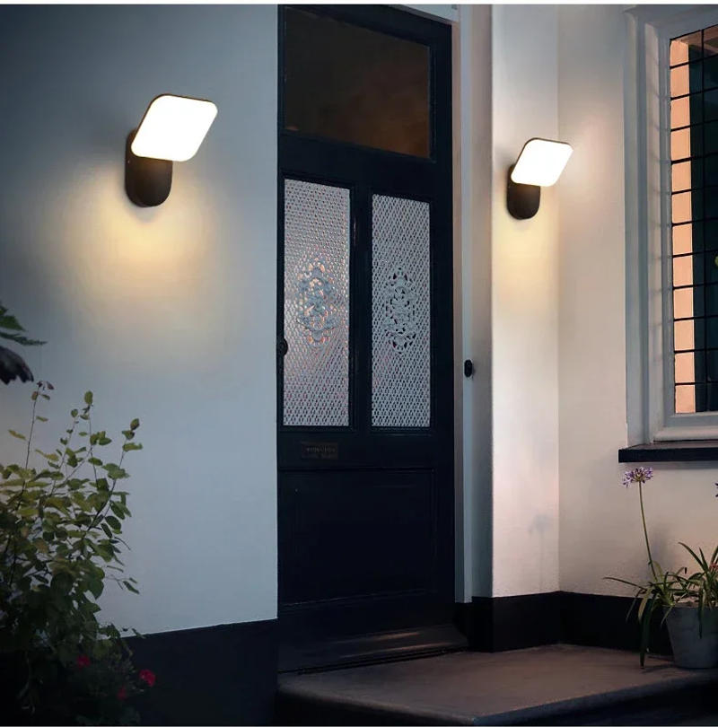 Description Picture 5 of itemWall Lamp Outdoor Garden Waterproof Illuminate Porch Light Home Courtyard Rotatable Lamps for Room Decor Sensor LED Lights