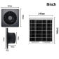 8in 8W 12V