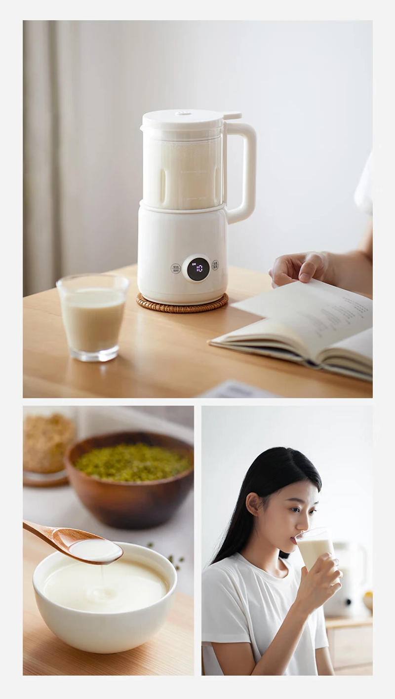 Description Picture 3 of itemOlayks Soybean Milk Machine Electric Juicer Blender Mini Soy Milk Maker Wall Breaking Machine Kitchen Appliances 220V