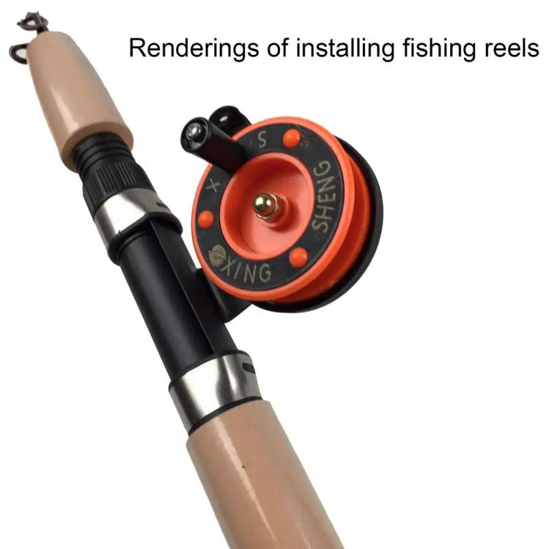 Description Picture 6 of itemIce Fishing Rod Portable Shrimp Fishing Pole Light Weight River Comfortable Grip Carp Tackle