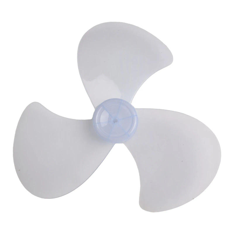 Description Picture 4 of item16Inch Plastic Fan Blade Three Leaves With Nut Cover Standing Pedestal Fan Three Leaf Accessories Electric Fan Blade Desktop Fan