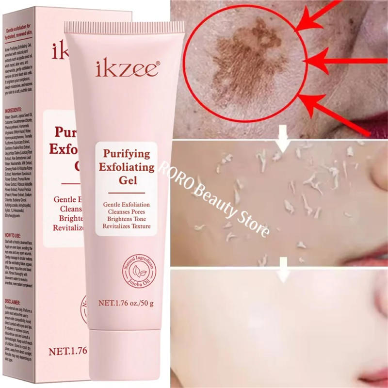 Description Picture 3 of itemFace Exfoliating Gel Deep Skin Bleaching Brighten Body Scrub Knees Private Parts Armpits Whitening Nourishing Cleanser Body Care