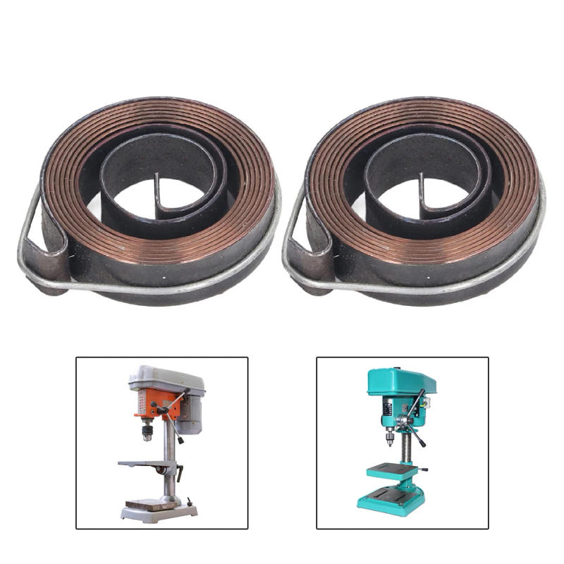 Description Picture 4 of item2pc Uxcell Drill Press Spring Quill Feed Return Coil Spring Assembly 0.7x12x52mm Power Tool Accessories