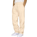 Men's Rope Loosening Waist Solid Color Pocket Trousers Loose Sports Male Clothes Ropa Hombre Sweatpants Casual Trousers