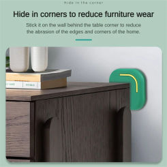 1PCS Door Stop Convenient Strong And Durable Simple Installation Wall Protection Stylish Design Anti-collision Door Top